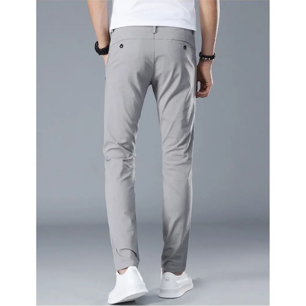 Calça Casual Masculina cinza