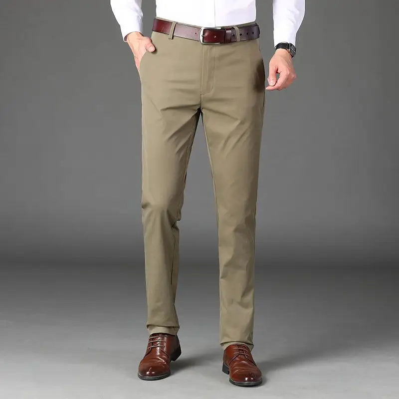 Calça Executiva Masculina cáqui