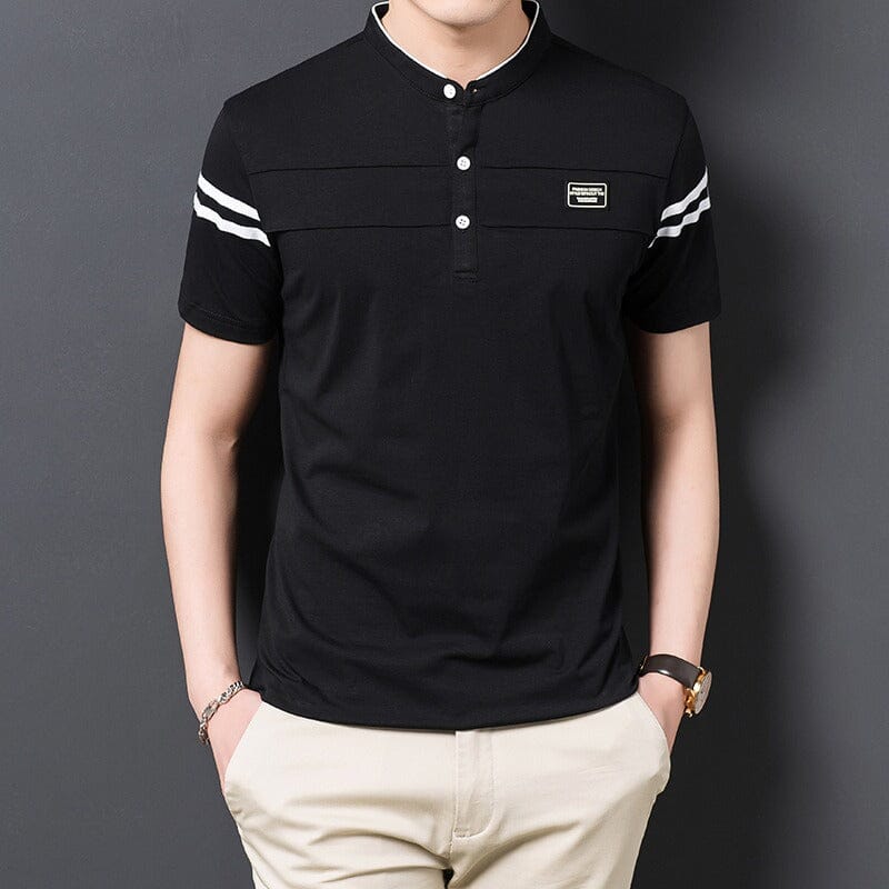 Camisa Polo Masculina Assoluto preto