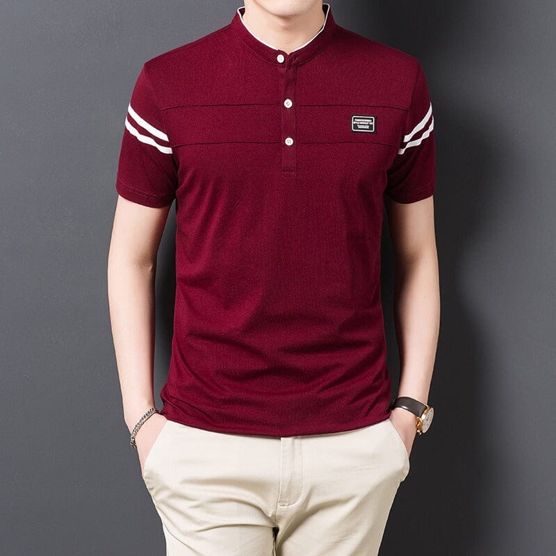 Camisa Polo Masculina Assoluto vinho