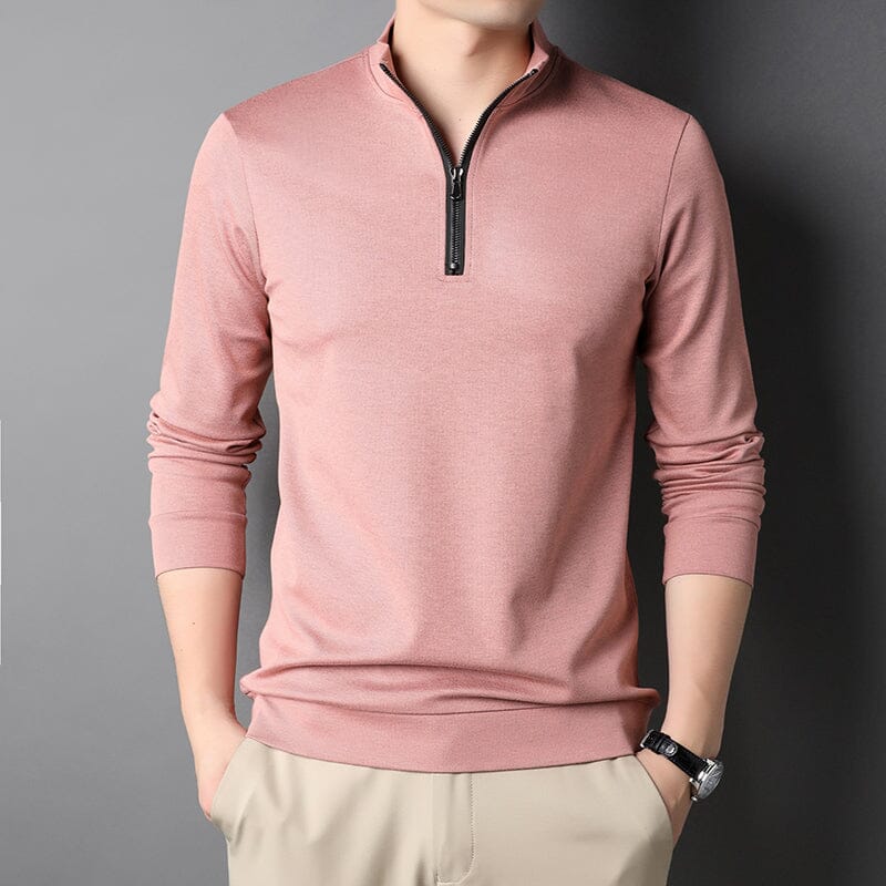 Camisa Social Masculina Lusso rosa