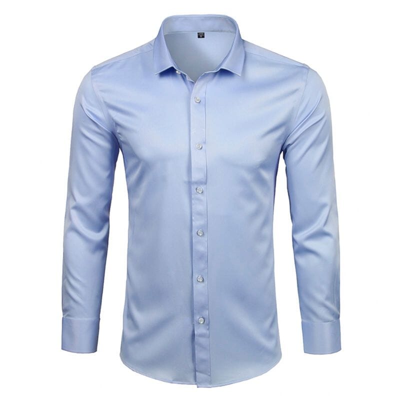 Camisa Social Masculina azul